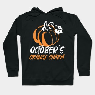 Harvest Magic: A Pumpkin Silhouette for October Hoodie